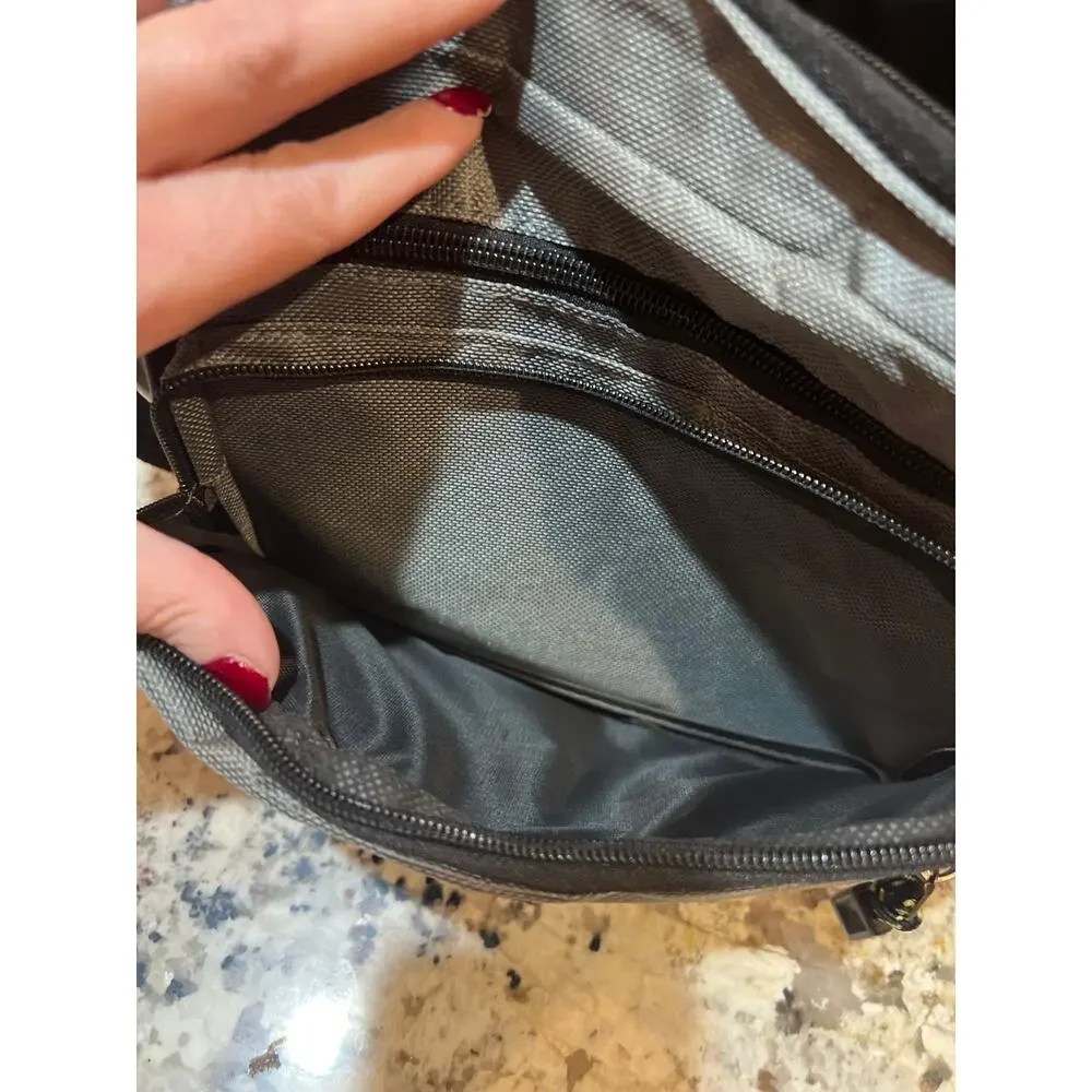 Professional SLR Camera Sling Bag / Travel / Crossbody Pack – Gray – New